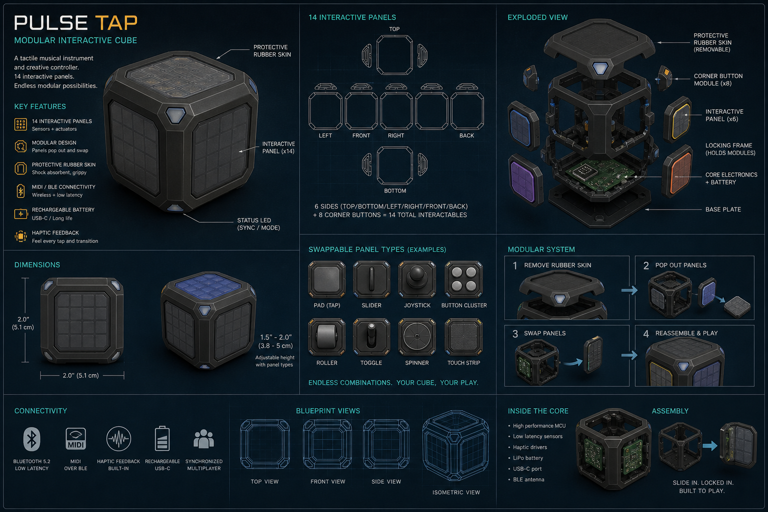 PulseTap Cube Blueprint